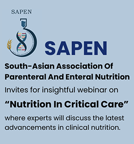 First clinical nutrition webinar on ‘’Critical Care Nutrition”