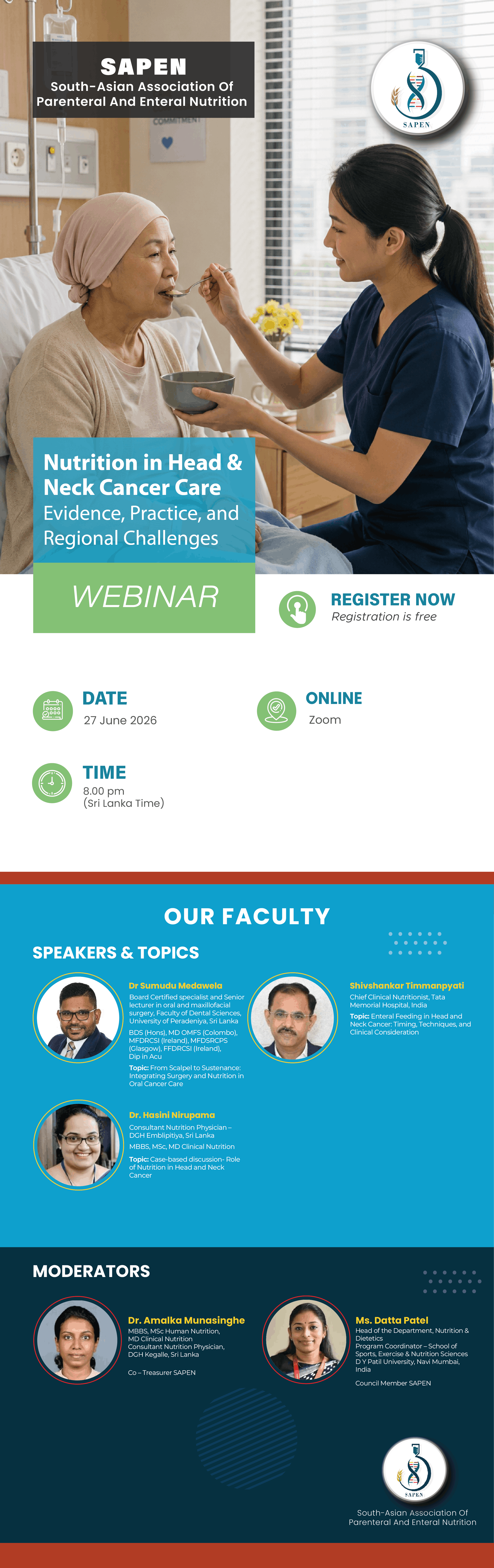 Nutrition in Head & Neck Cancer Care Webinar 2026