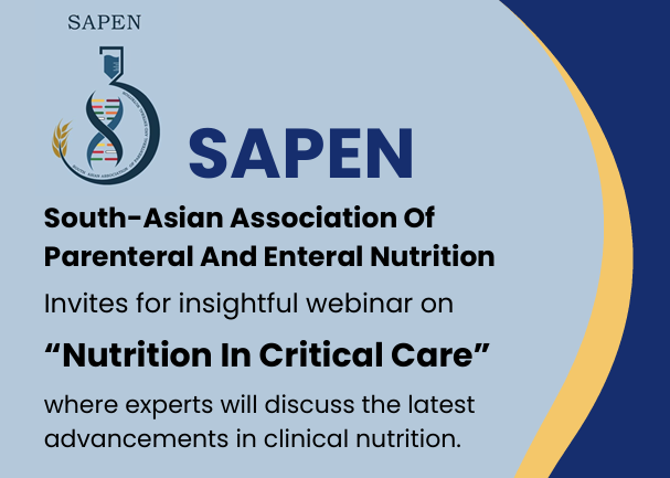 First clinical nutrition webinar on ‘’Critical Care Nutrition”